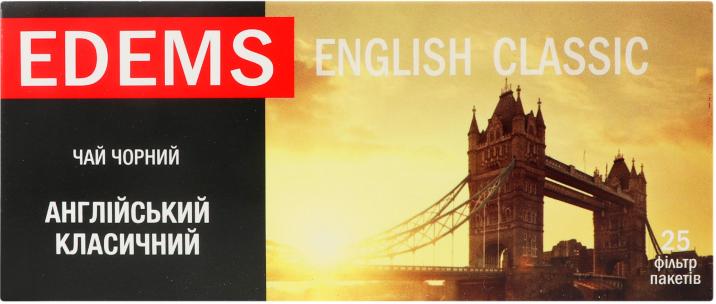 Чай чорний Edems Англійський класичний 50 г 25 пакетиків (13297) - фото 2