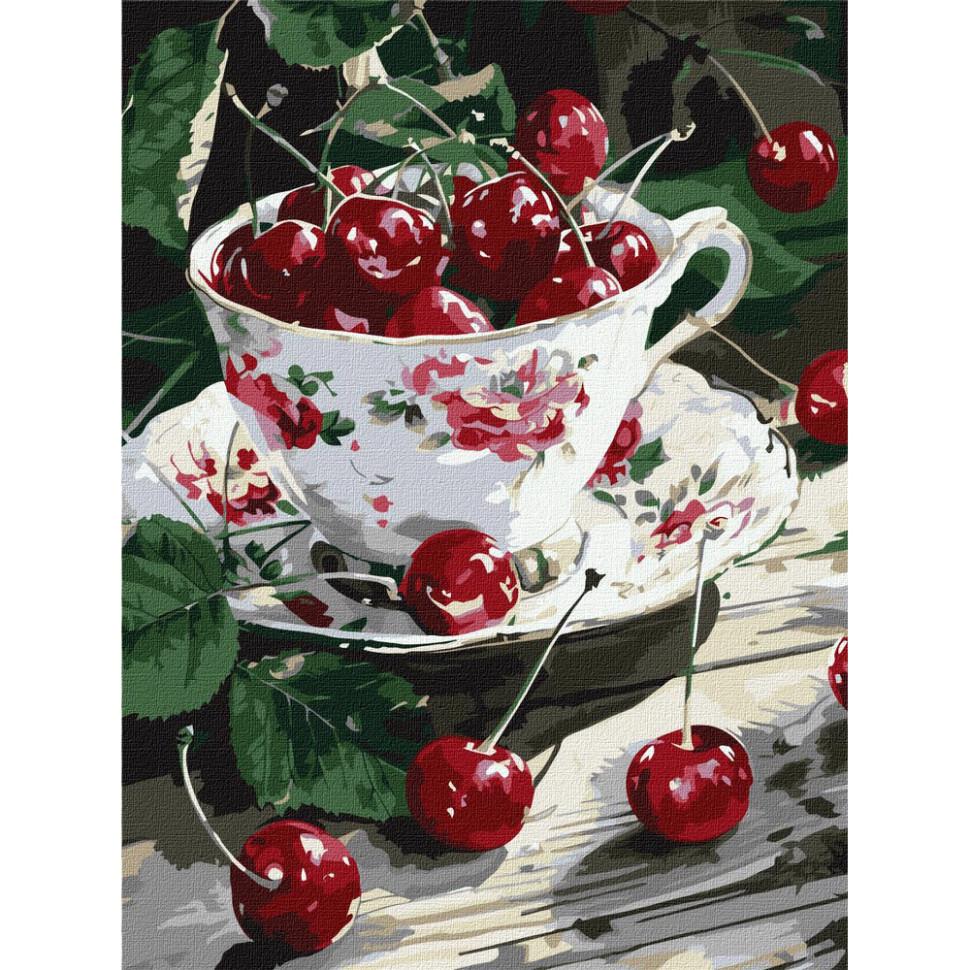 Картина за номерами Ideyka Вишнева насолода KHO5707 30х40 см (RLT48976)