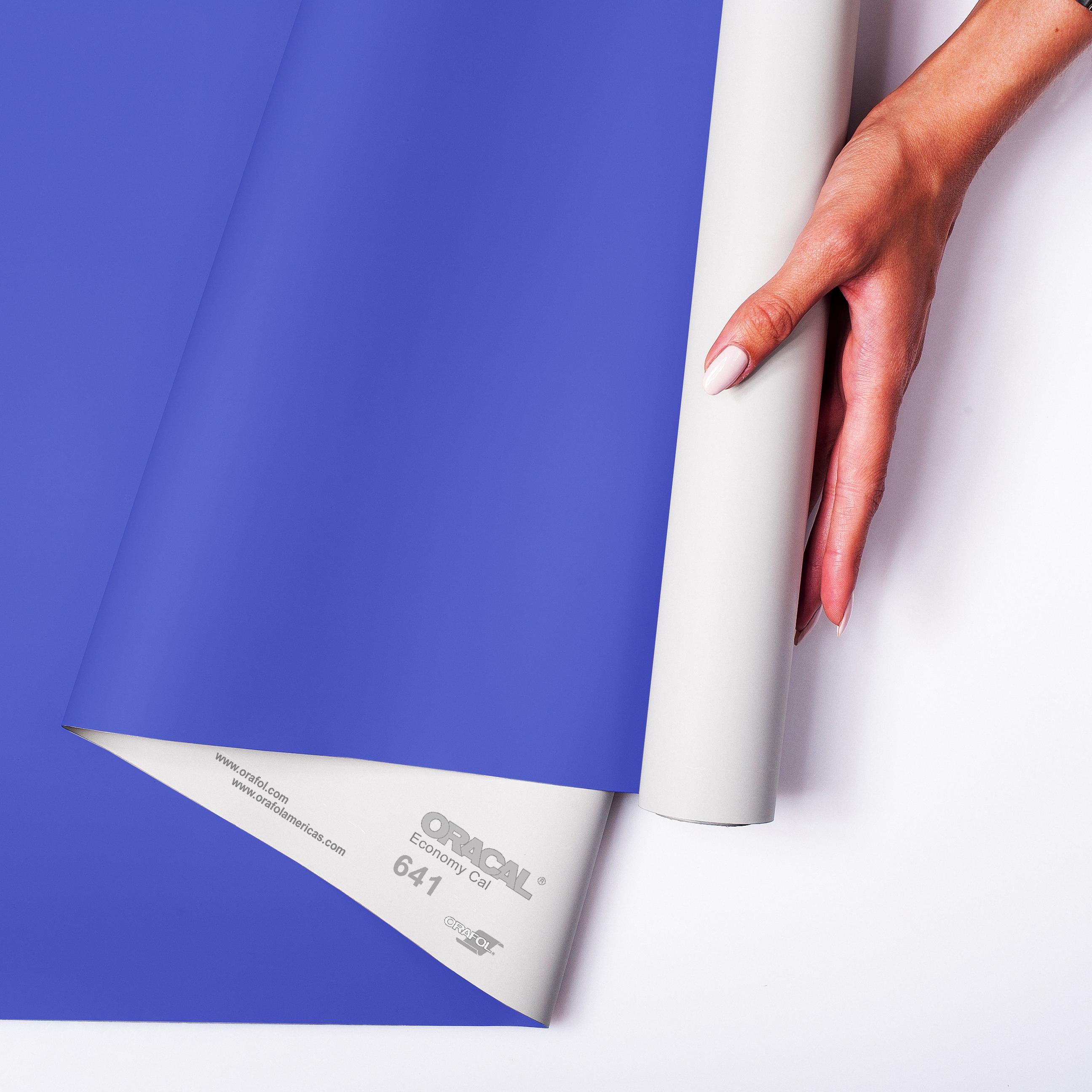 Самоклейка плівка аплікаційна ORAFOL 641 1x50 м мат 086 Яскраво-синій (00-00014343)