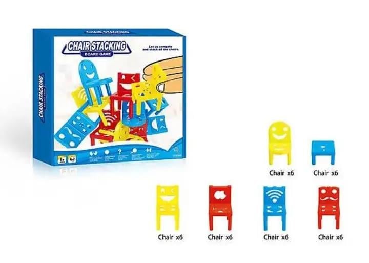 Настольная игра Балансирующие стулья разноцветные 36 стульчиков (295ab8ef) - фото 3
