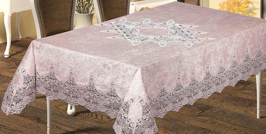 Скатерть велюровая Maison Royale 160x200 Inci Powder (CN9360)