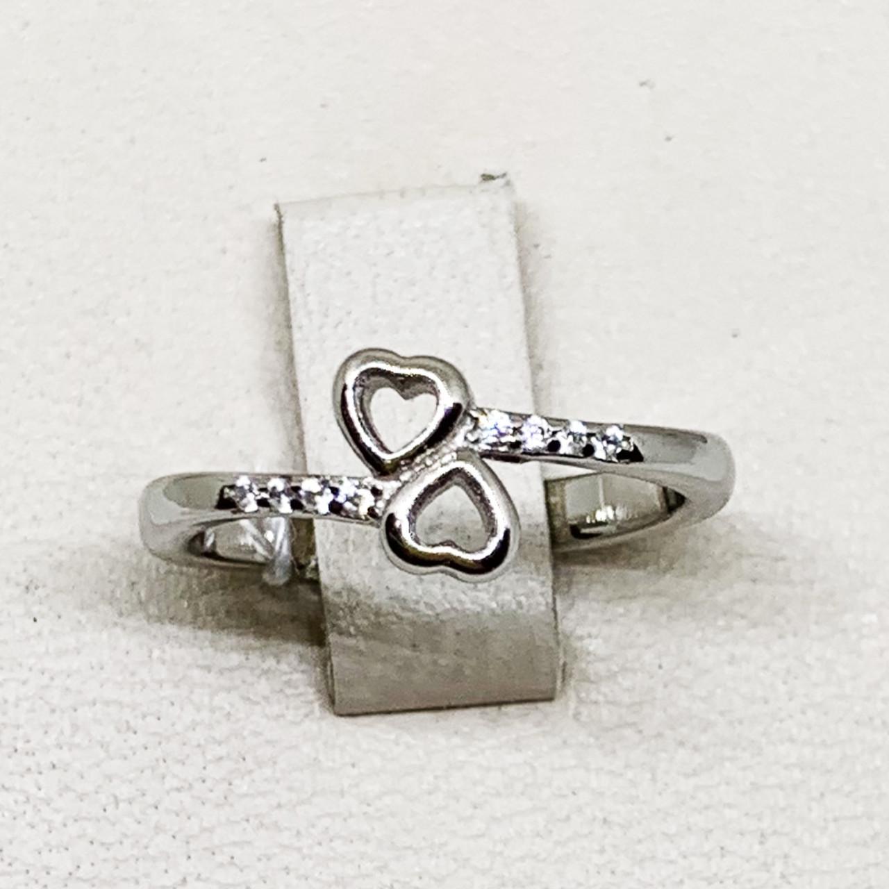 Кольцо серебряное с кубическим цирконием 2,05 г р. 15,5 (1715805156)