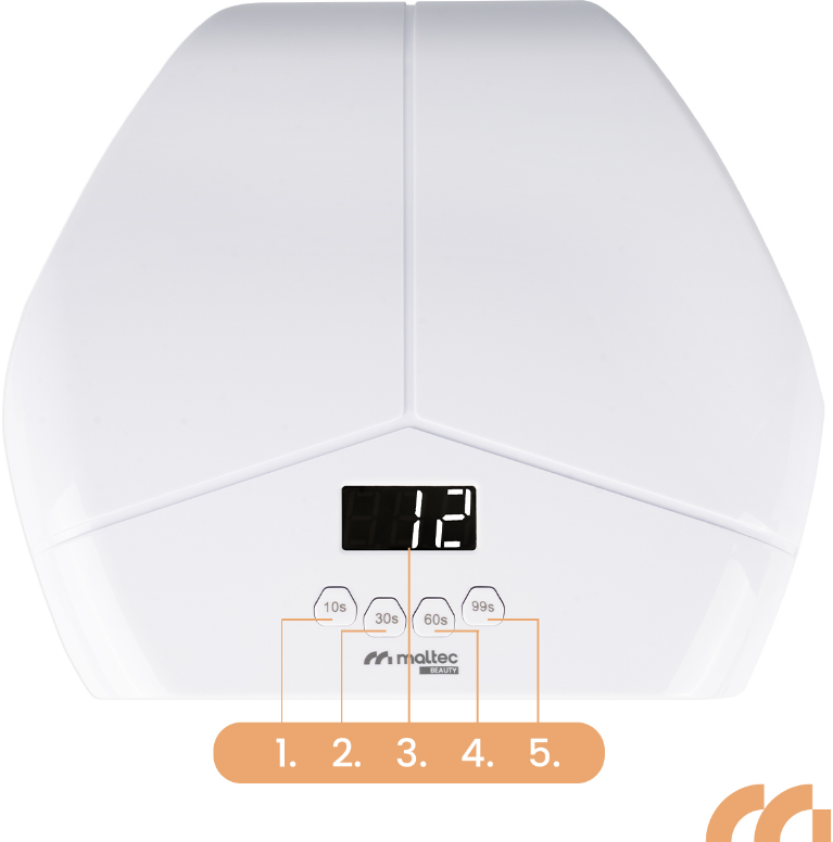 Лампа для манікюру MalTec 268 Вт (30291819) - фото 6