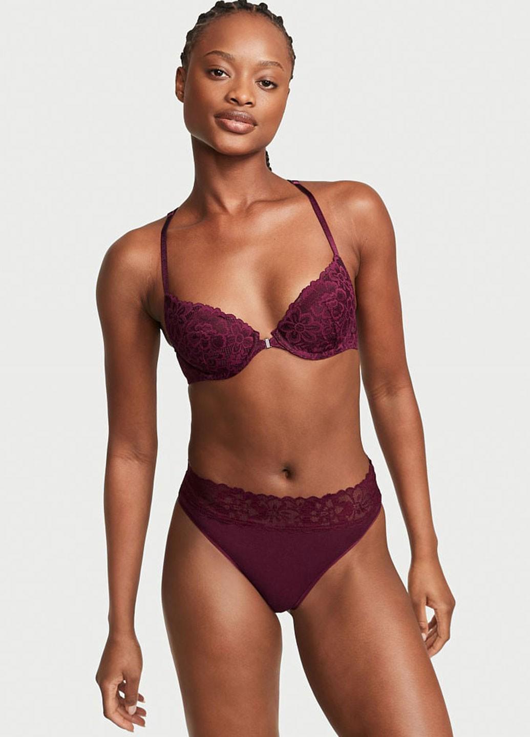Женские трусы Victoria's Secret 7000R00598058SDCS S Бордовый (66631594)