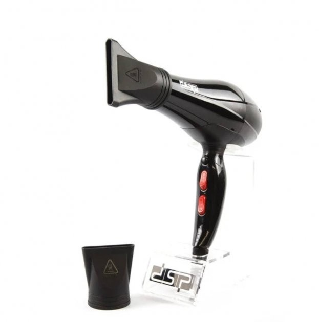 Фен DSP 30102 Pro с регуляцией скорости и температуры 2 насадки Черный (-136333867) - фото 5 Фен DSP 30102 Pro с регуляцией скорости и температуры 2 насадки Черный (-136333867) - фото 5