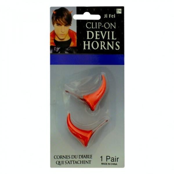 Декор на Хэллоуин Seta Рожки чертика на заколке (16-149)