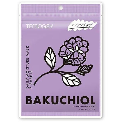 Маска для лица SPC Temogey Bakuchiol Mask тканевая для интенсивного ухода с бакучиолом 7 шт.