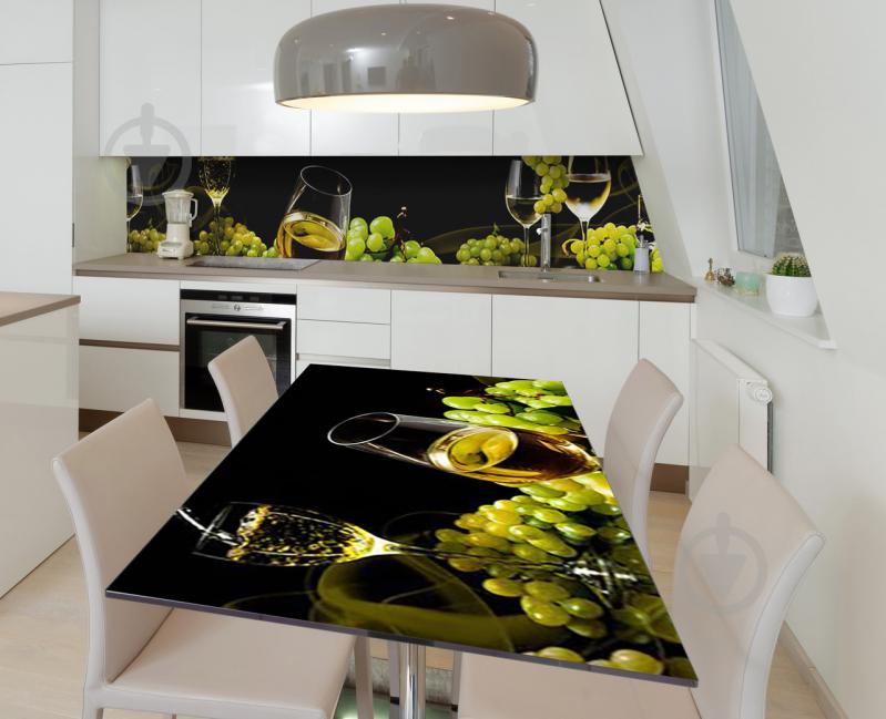 Наклейка 3Д виниловая на стол Zatarga «Белый мускат» 650х1200 мм (Z183399/1st)