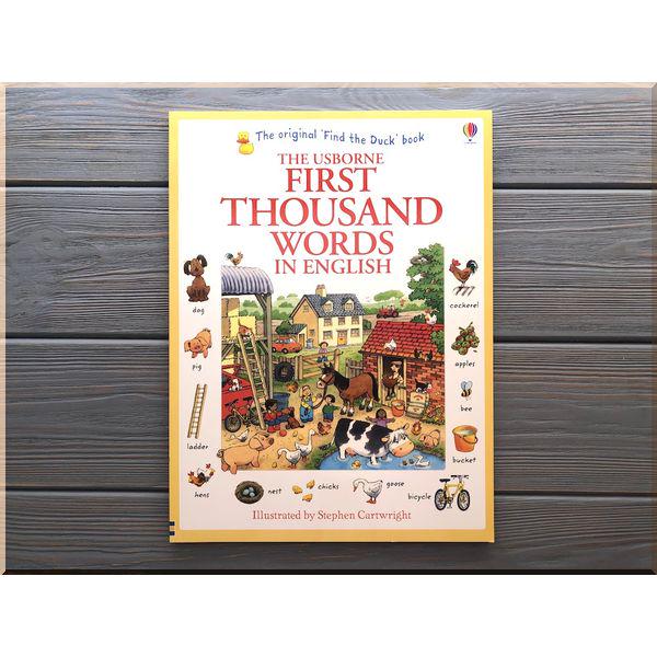 Книга Usborne "First Thousand Words in English" Heather Amery/Stephen Cartwright (ISBN:9781409562894) - фото 2