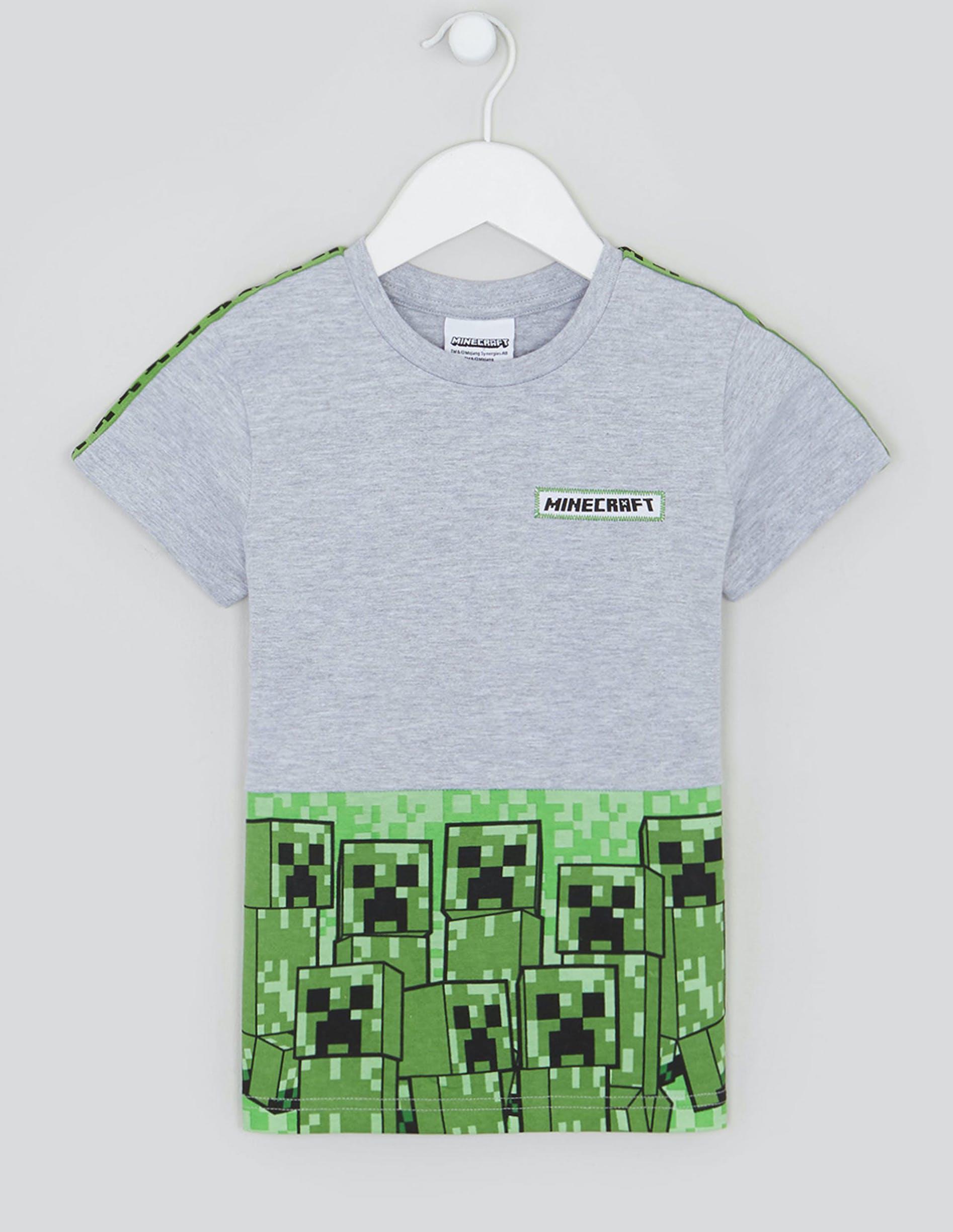 Футболка Matalan для мальчика с Minecraft 134 см Серый (11598264037)