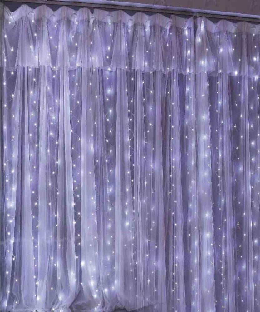 Гирлянда штора Роса от USB и батареек с пультом прозрачная жилка 3x2 м Холодный белый - фото 7 Гирлянда штора Роса от USB и батареек с пультом прозрачная жилка 3x2 м Холодный белый - фото 7