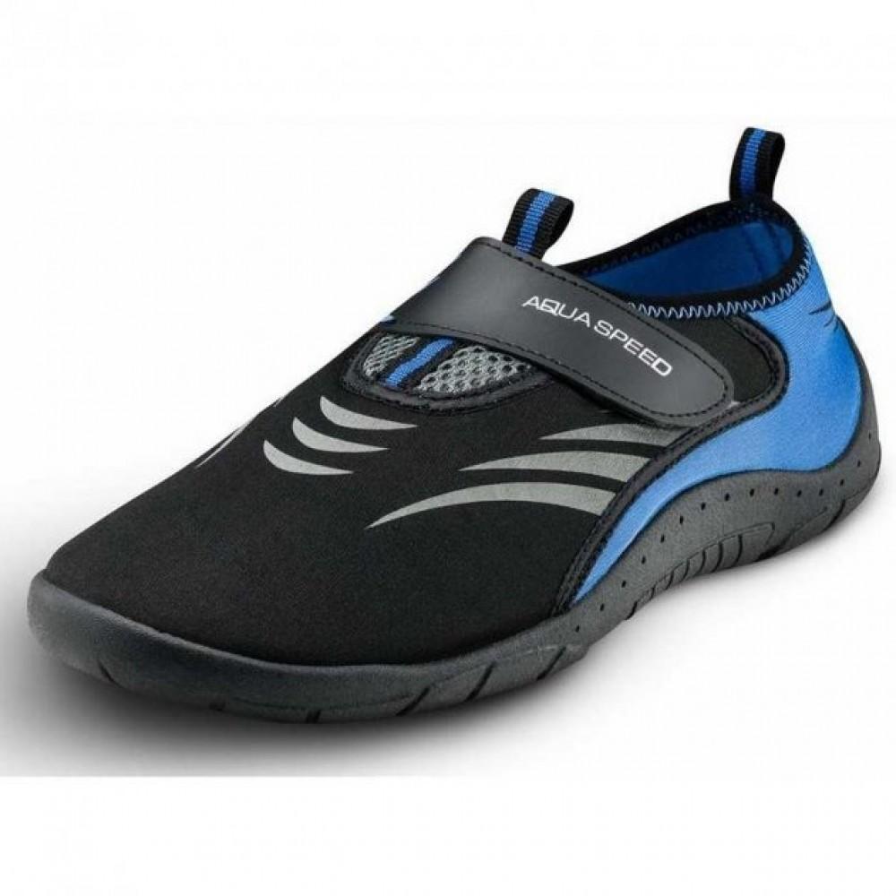 Аквашузы детские Aqua Speed AQUA SHOE MODEL 27B 7607 р. 35 Черный/Синий (642-27B 35)