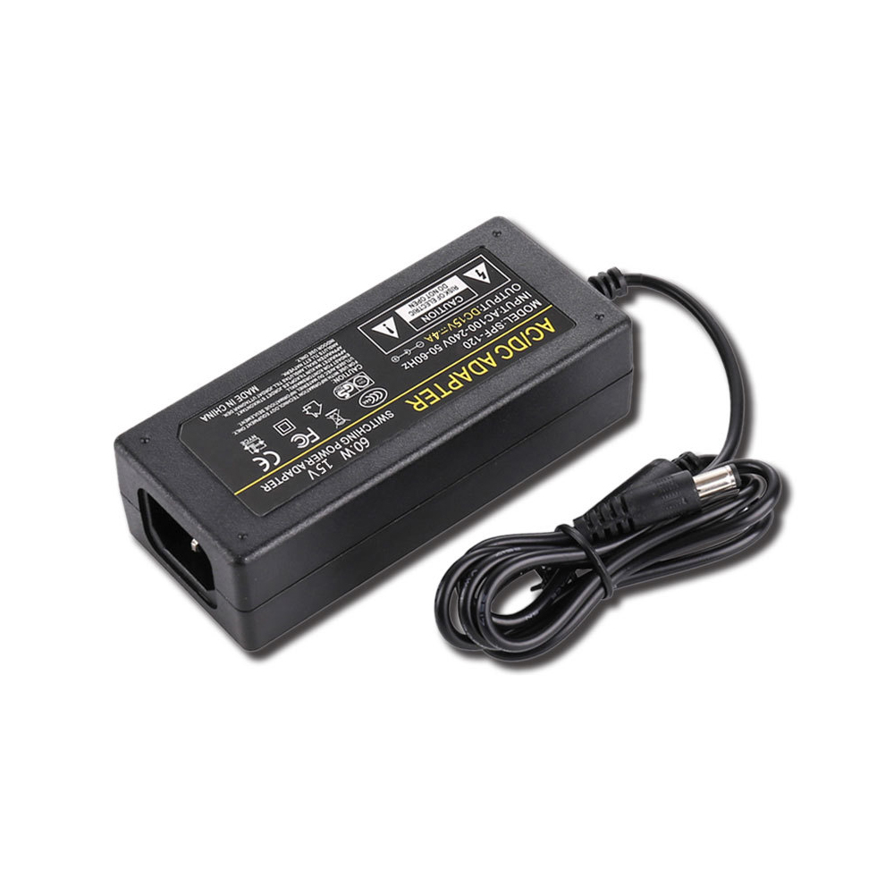 Адаптер питания импульсный 15В 4А 60 Вт штекер 5 5 2 5 1,10 м (YUT_V5438)