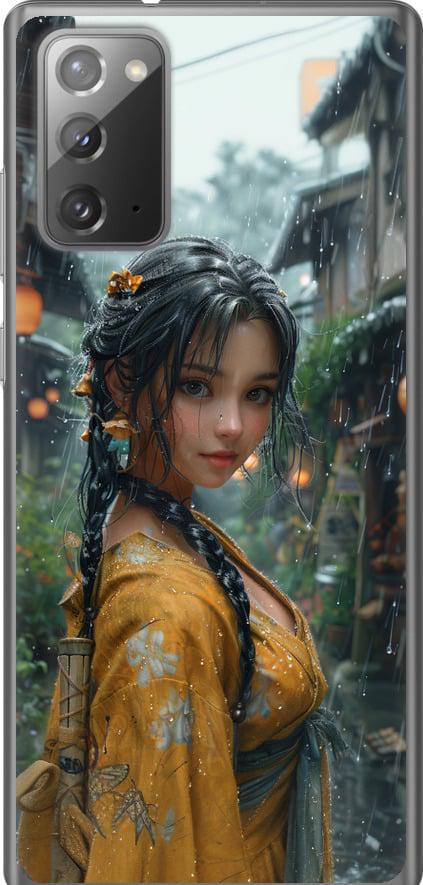 Чехол на Samsung Galaxy Note 20 Anime-girl (6133u-2036-42517)