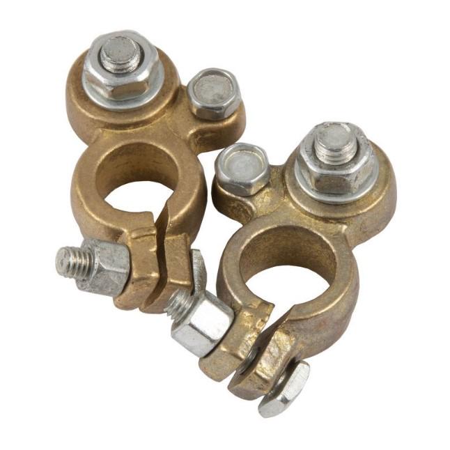 Аккумуляторные латунные клеммы +- 2 шт. (AN005068)