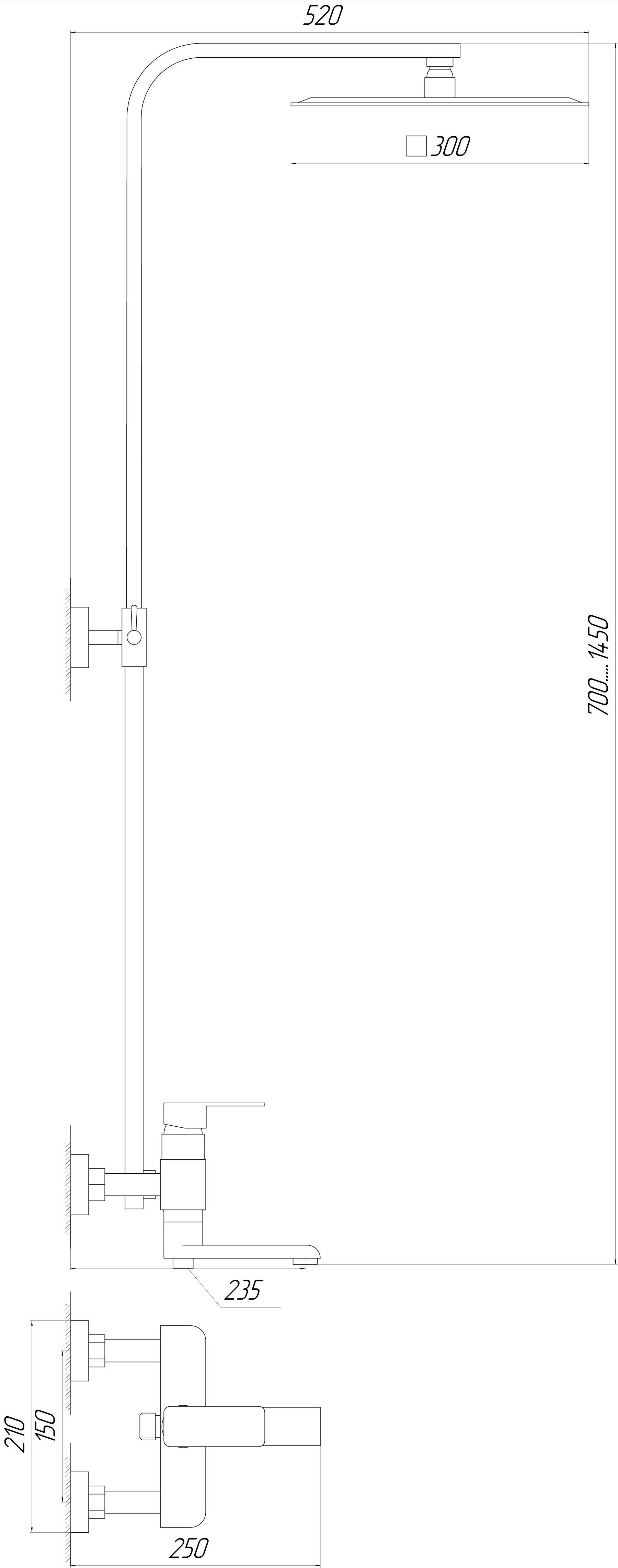 Душова система Globus Lux GLM-0007 - фото 2