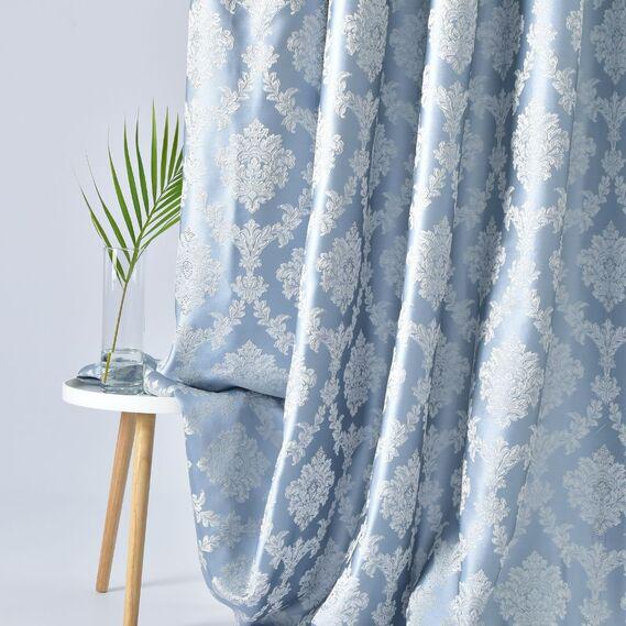 Тканина портьєрна жакардова IDEIA Фіона V-1201 2,95 м Бірюзовий (2200004168326)