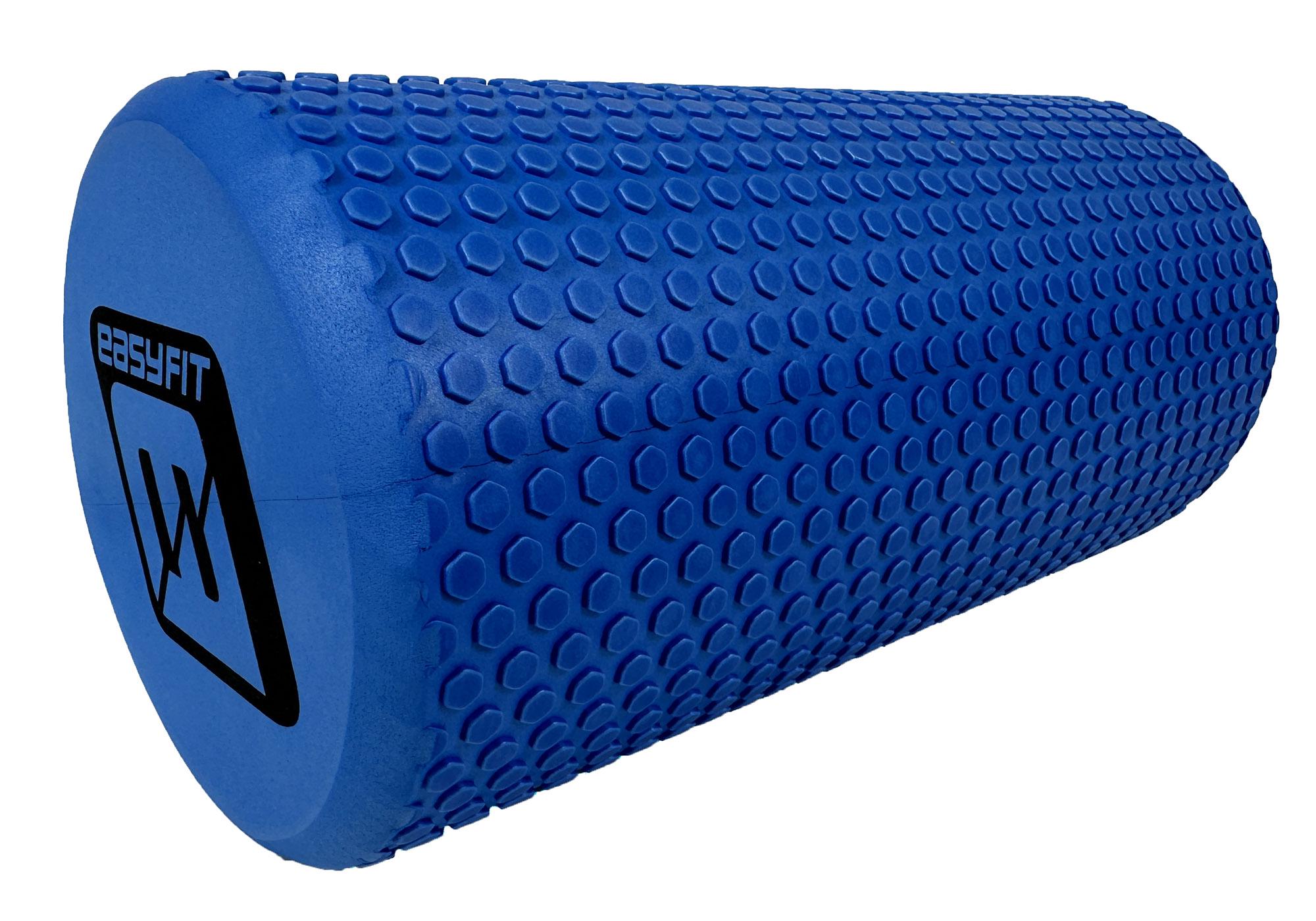 Ролик массажный EasyFit Foam Roller 30 см Синий - фото 3