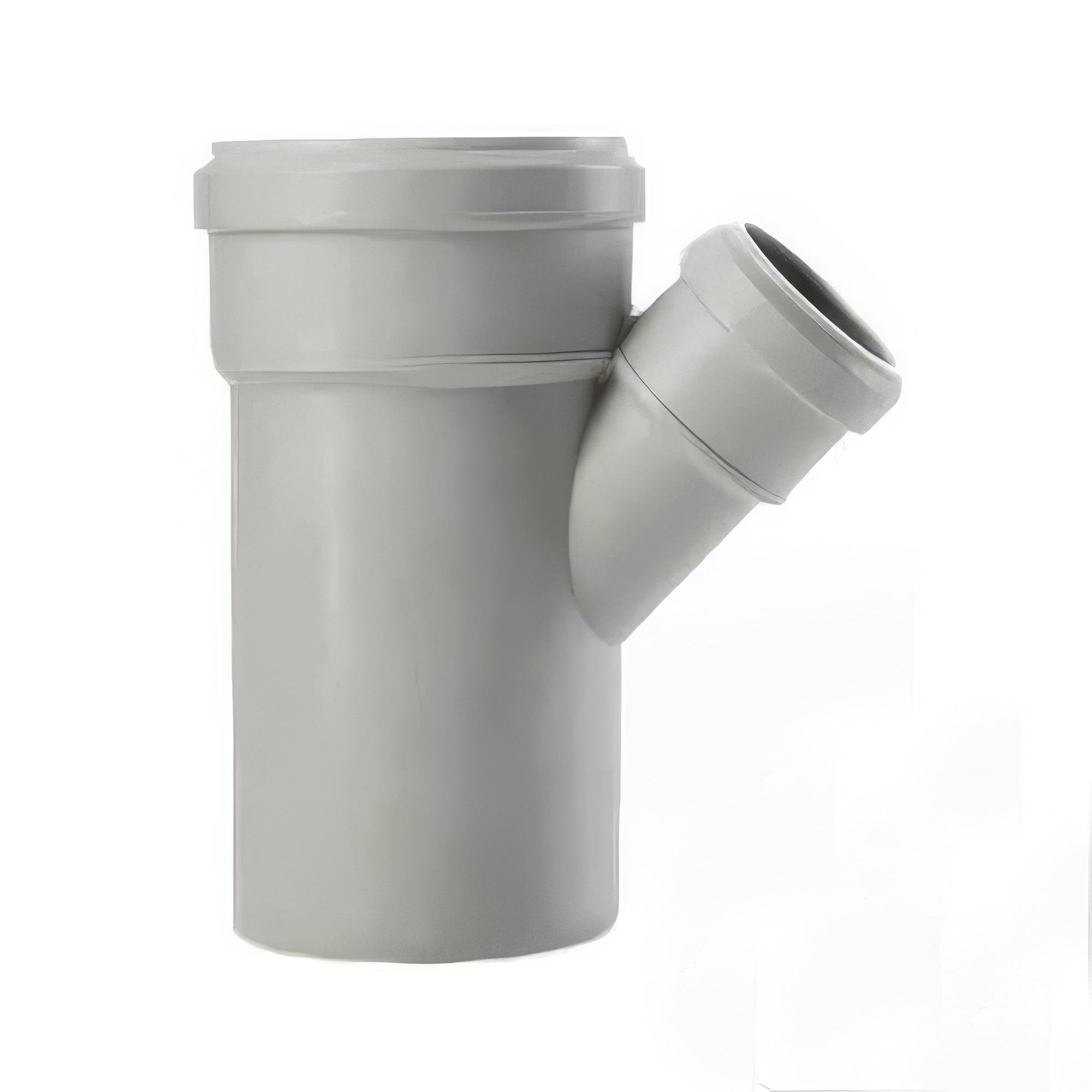 Тройник переходной Valsir для бесшумной канализации Ø 75х58 мм 45° (547492379)