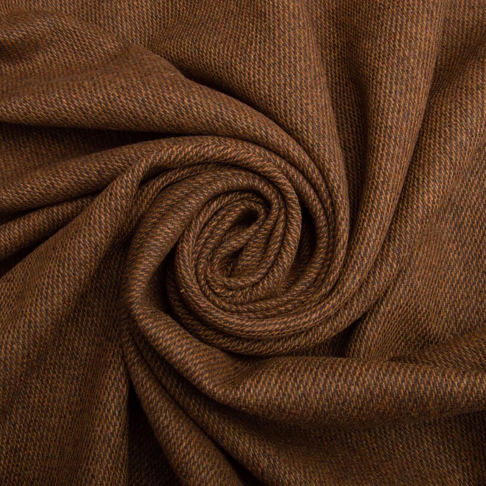 Ткань костюмная однотонная V-5 Твид 150 см 300 гр/м2 Кемел (27260)