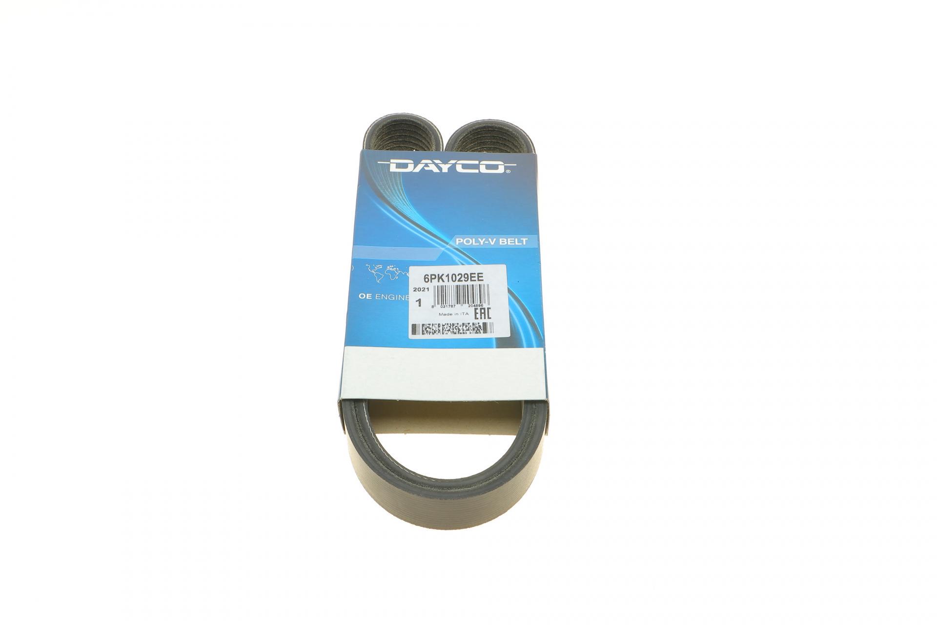 Ремень генератора DAYCO для Ford Fiesta VI 08- (6PK1029EE)