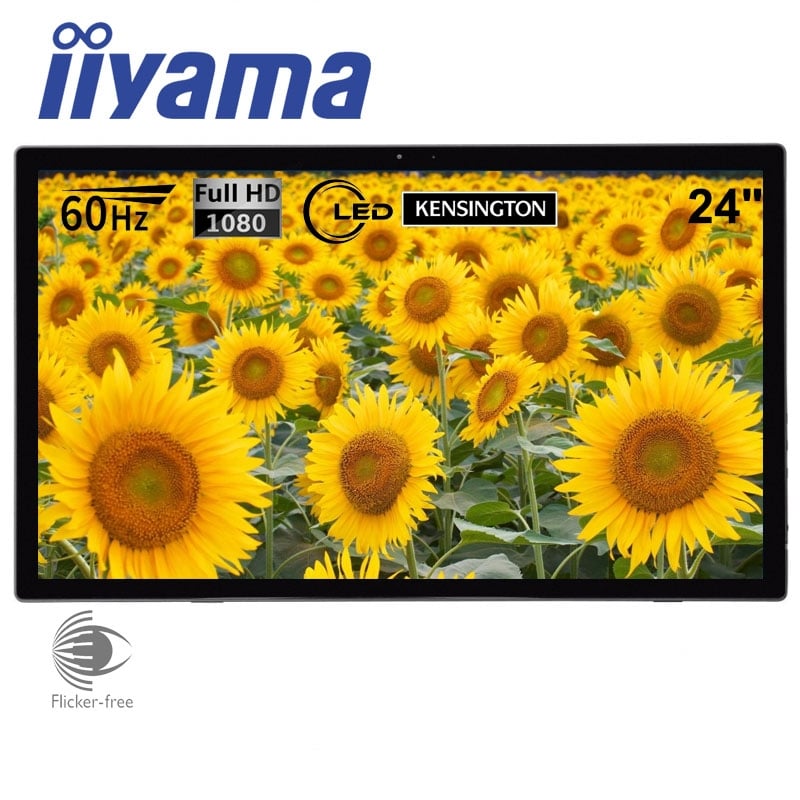 Монитор сенсорный iiyama T2455MSC-B1 IPS 1920x1080 Full HD 24" 2W (26832352) - фото 2