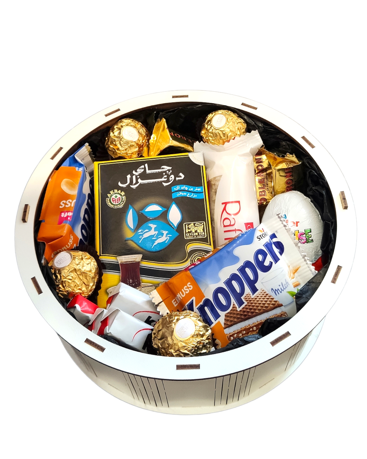 Набір подарунковий солодощів з чаєм (3000110)