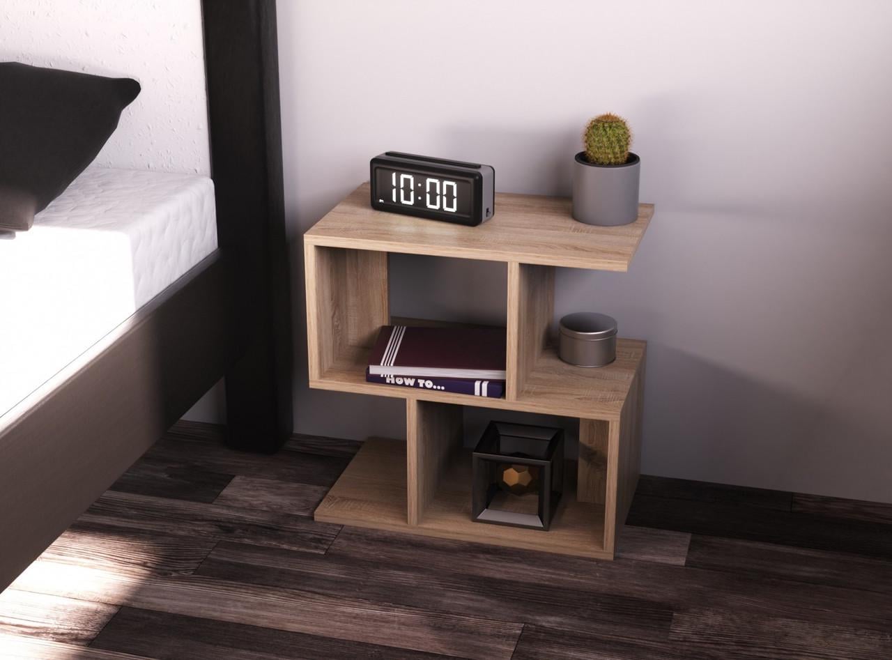 Тумба прикроватная Континент 50х30х50 см Дуб сонома