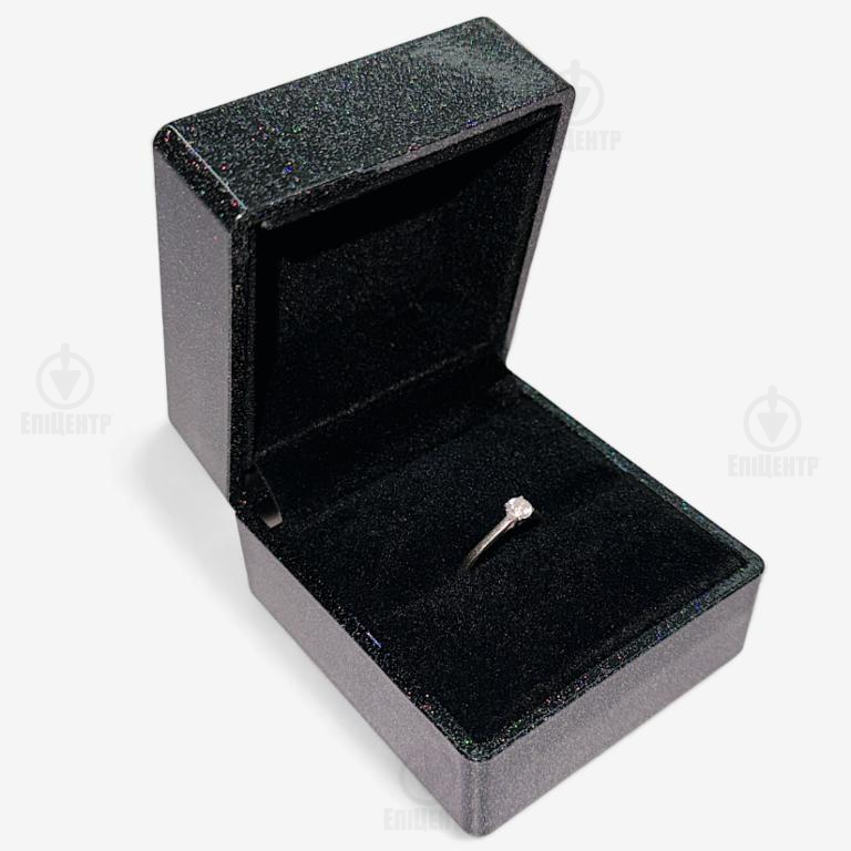 Коробочка для кольца Marry Me с подсветкой сияющий Черный (700196)