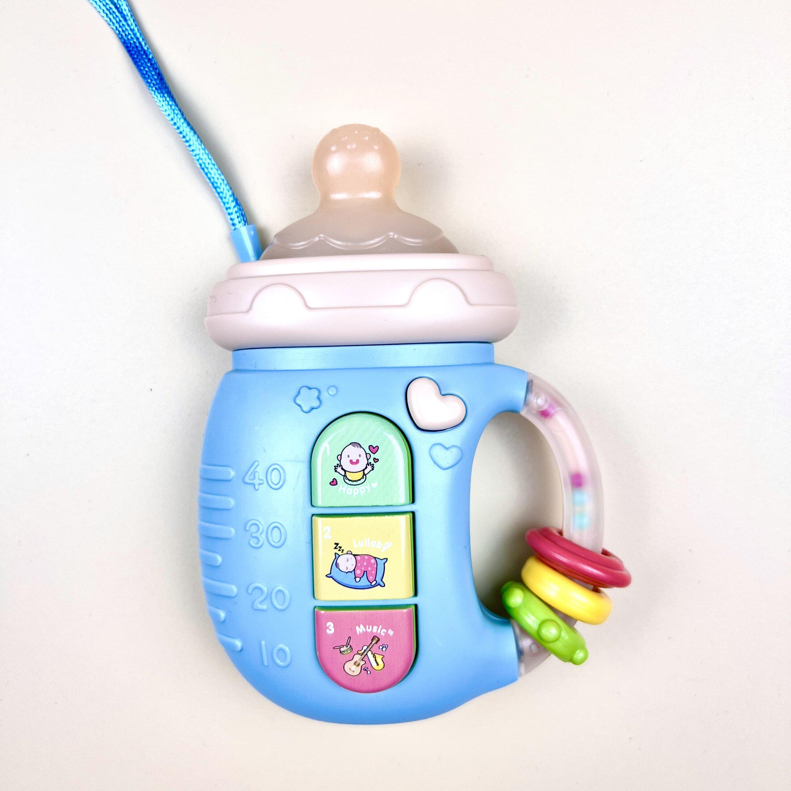 Игрушка развивающая музыкальная бутылочка-телефон 5в1 Голубой (10187) - фото 11 Игрушка развивающая музыкальная бутылочка-телефон 5в1 Голубой (10187) - фото 11