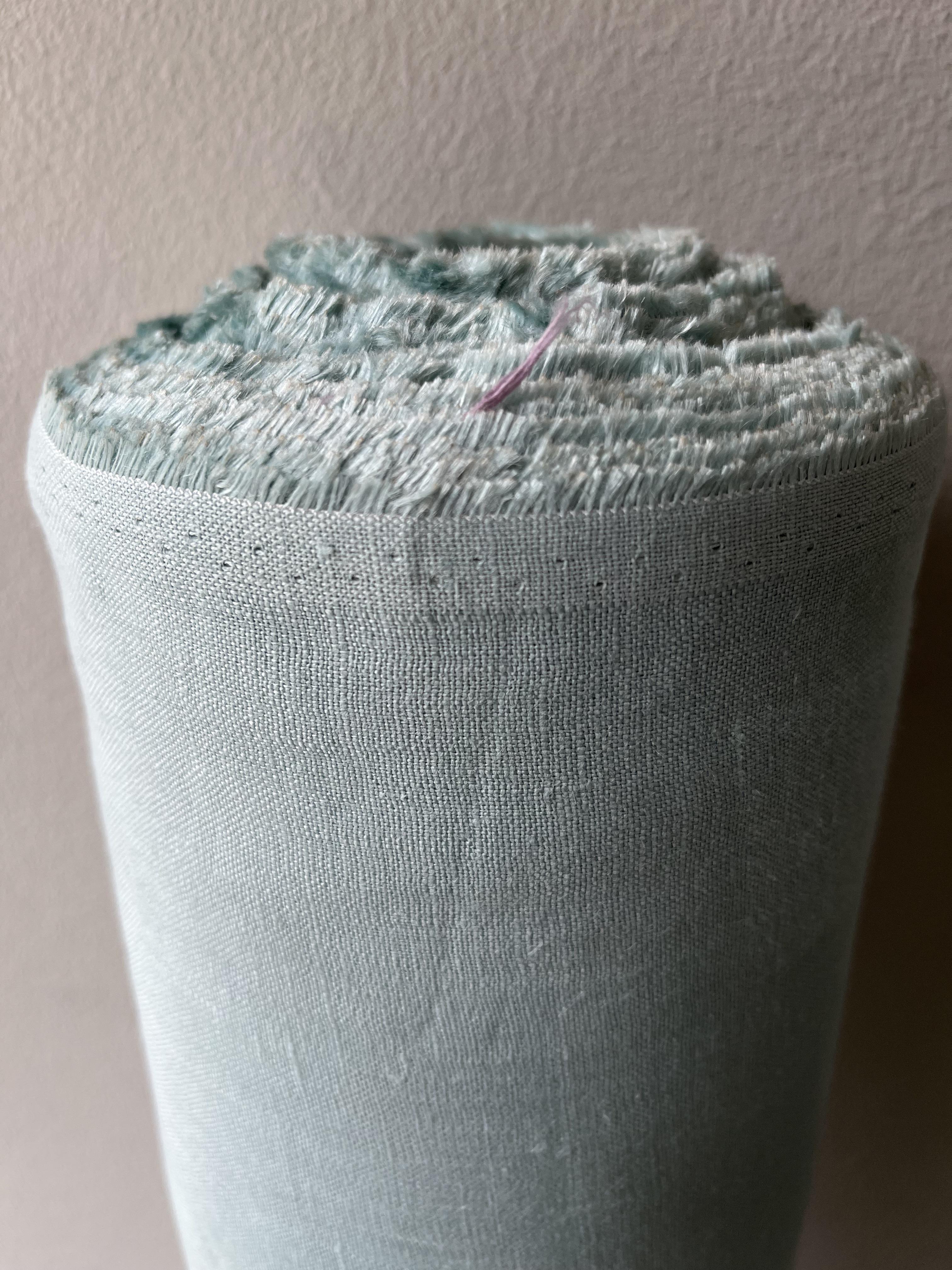 Ткань Linen Plus 100% лен 143 см 1525 Мятный - фото 2 Ткань Linen Plus 100% лен 143 см 1525 Мятный - фото 2