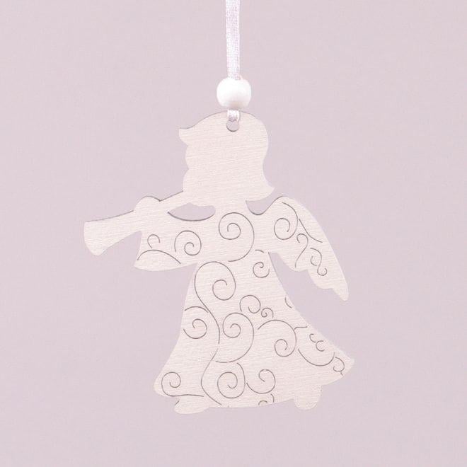 Новогодний подвеска Flora Ангелочек 9,5 см 2 шт. (19935)