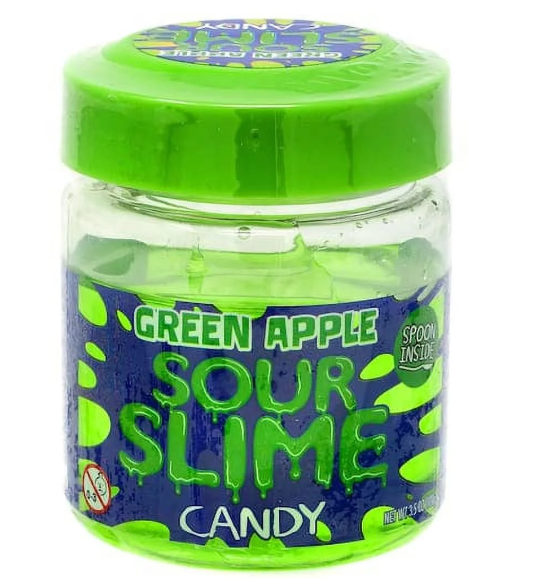 Конфета кислая жидкая Sour Slime Liquid Candy со вкусом зеленого яблока 99 г (2563346428)