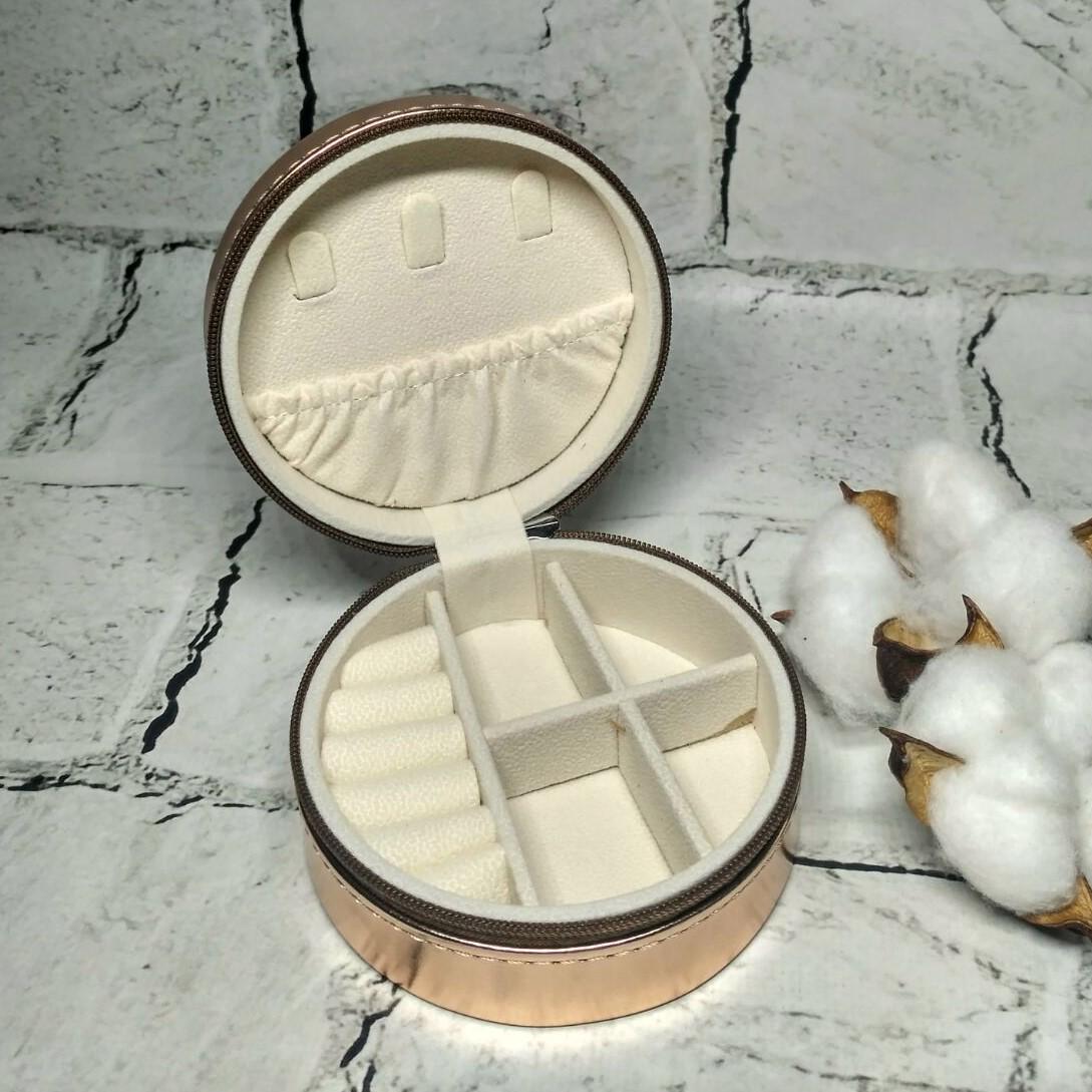 Органайзер для хранения украшений 10х10х4,5 см Бронзовый (1211-2)