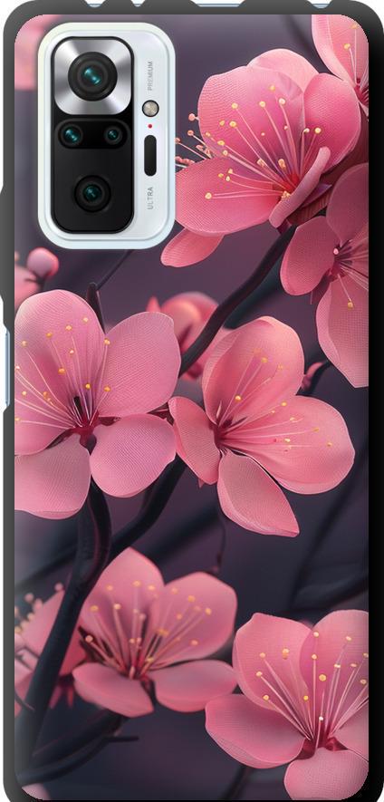 Чехол на Xiaomi Redmi Note 10 Pro Пурпурная сакура (6075b-2297-42517)