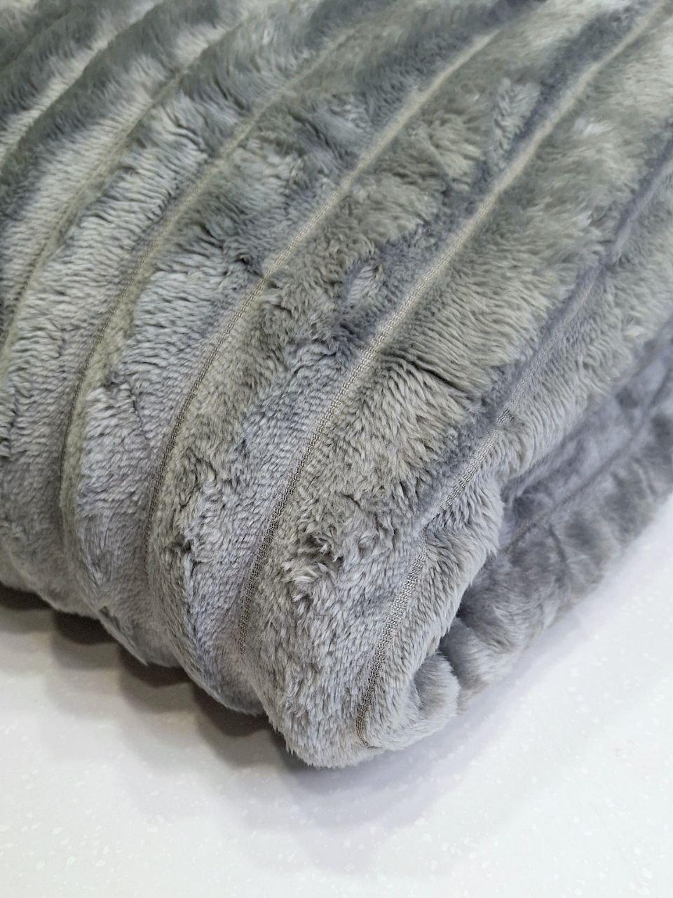 Плед флисовый Malloory Home Шарпей 150x200 см Серый (1193) - фото 3 Плед флисовый Malloory Home Шарпей 150x200 см Серый (1193) - фото 3
