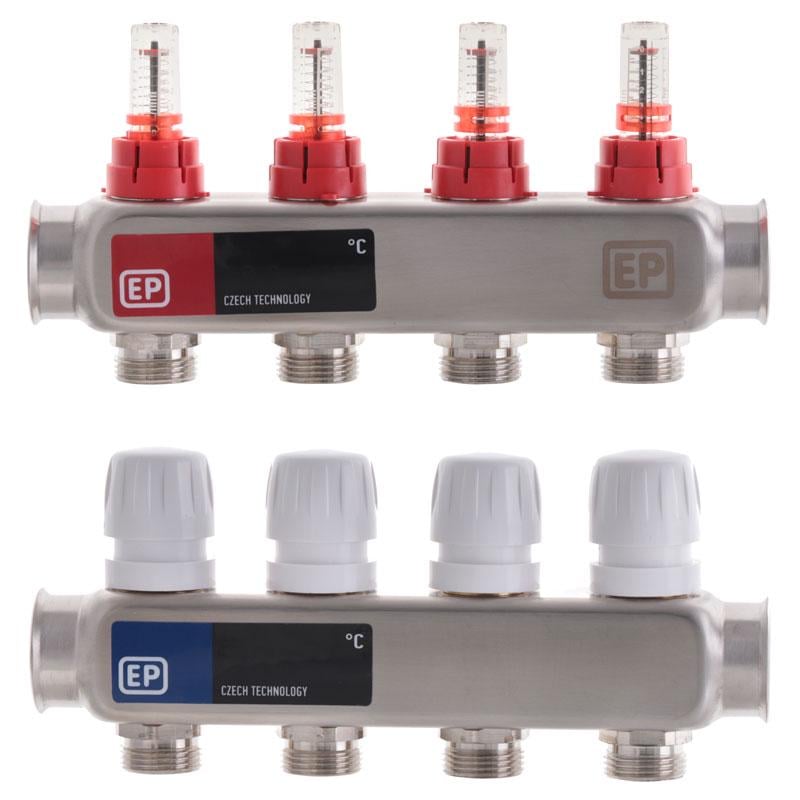 Колектор для системи опалення Europroduct 1"/3/4" (77803) Колектор для системи опалення Europroduct 1"/3/4" (77803)