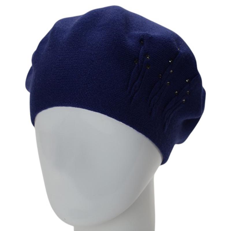 Берет женский двойной Novita Перо вискозный L/57-58 (276201)