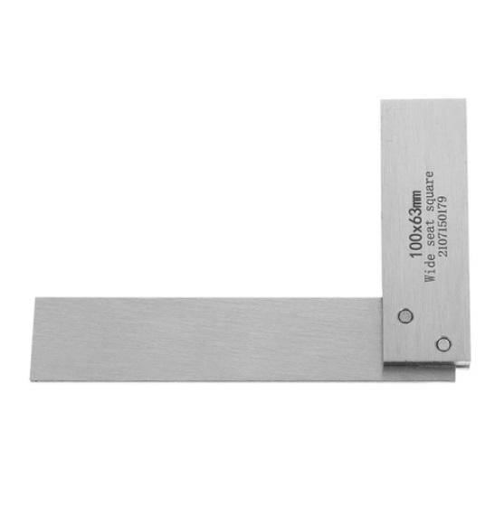Угольник слесарный поверочный 90° 49-54 HRC сталь в кейсе 100x63 мм Silver (811219) Угольник слесарный поверочный 90° 49-54 HRC сталь в кейсе 100x63 мм Silver (811219)