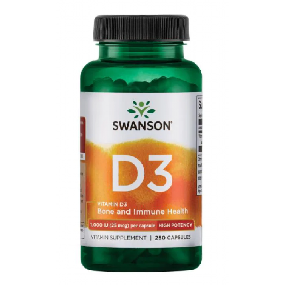 Витамин D-3 High Potency 1000 250 капс. (100-64-9675982-20)