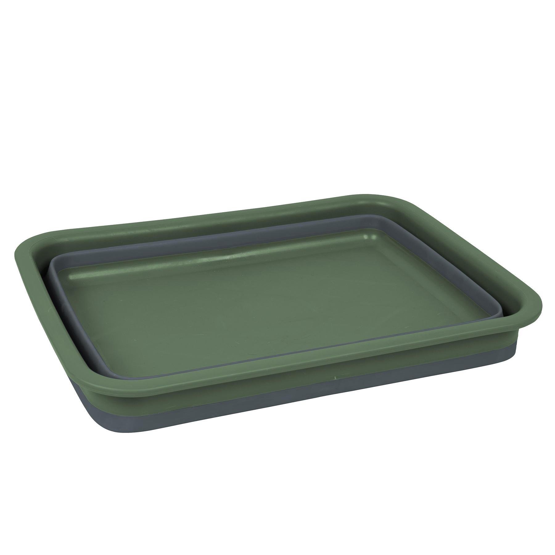 Таз складной Bo-Camp Washing Bowl Collapsible 7L Grey/Green (6303690) - фото 2