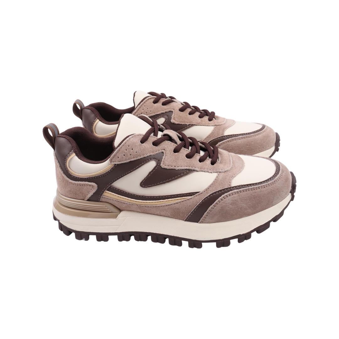 Кроссовки женские Berisstini натуральная кожа р. 36 Бежевый (94-22DK 37)