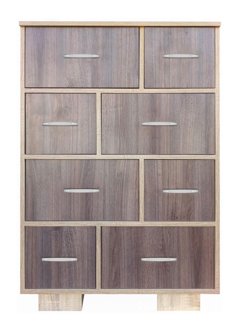 Комод МАКСІ-Меблі Жерар Дуб сонома-шамоні темний (8871) Комод МАКСІ-Меблі Жерар Дуб сонома-шамоні темний (8871)