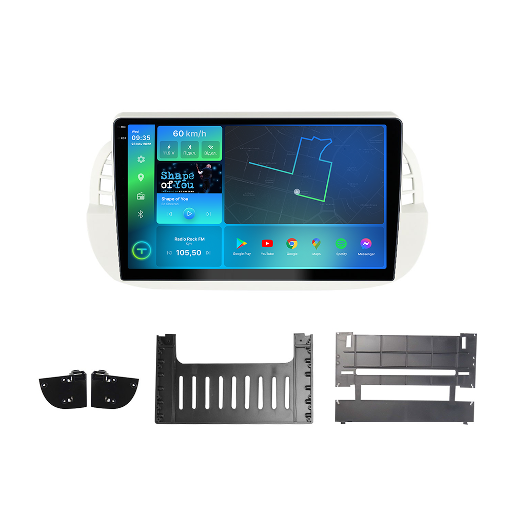 Магнитола штатная Torssen 2K Fiat 500 2007-2015 F9432 4G Carplay DSP (202308635)