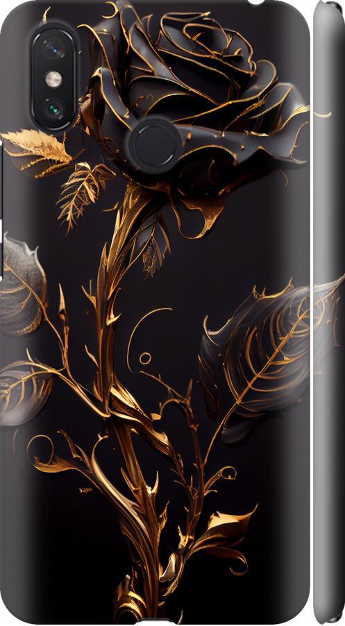 Чехол на Xiaomi Mi Max 3 Роза 3 (5552m-1534-42517) Чехол на Xiaomi Mi Max 3 Роза 3 (5552m-1534-42517)