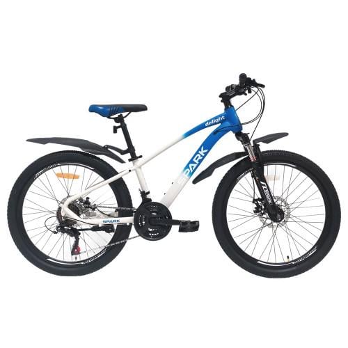 Велосипед Spark Delight колеса 24" алюминиевая рама Синий с белым (000218770) Велосипед Spark Delight колеса 24" алюминиевая рама Синий с белым (000218770)
