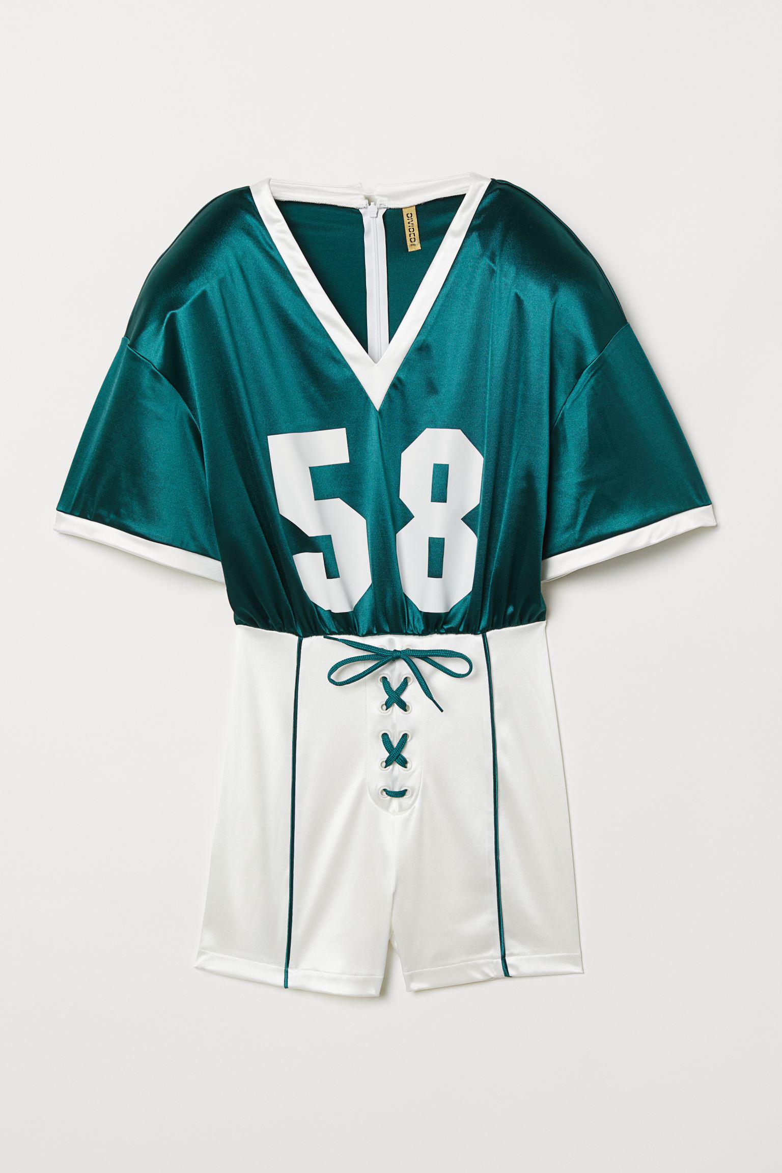 Комбінезон H&M XL Зелено-білий (2612669327) Комбінезон H&M XL Зелено-білий (2612669327)