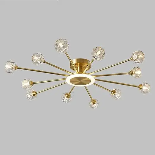 Люстра світлодіодна Промінь 8810-С Золотистий