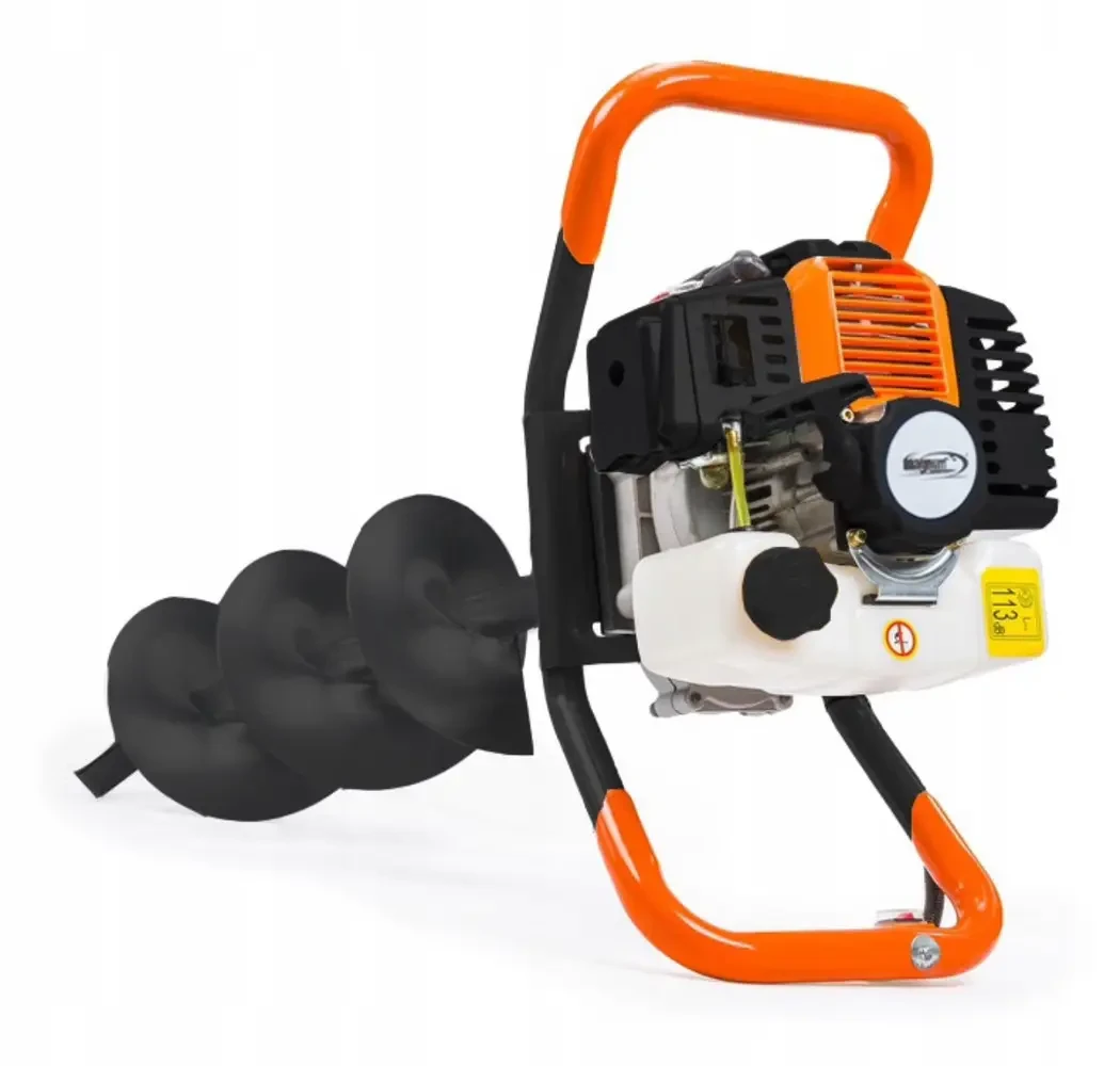 Мотобур бензиновый BOXER BX-121 3 буровых насадки 52 см3 (BX121)