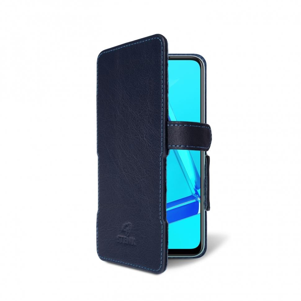 Чехол книжка Stenk Prime для OPPO A52 Синий (66479)